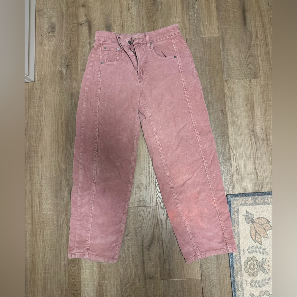 Lucky Brand Women's Dusty Pink Barrel Jeans